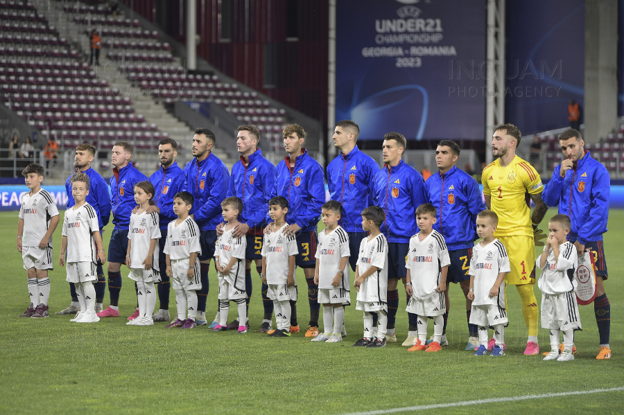 BUCURESTI - FOTBAL - EU U21 - SPANIA - CROATIA - 24 IUN 2023