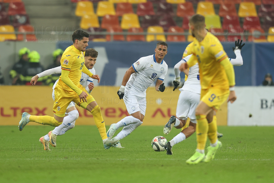 BUCURESTI - FOTBAL - LIGA NATIUNILOR - ROMANIA - CIPRU - 18 NOI 2024