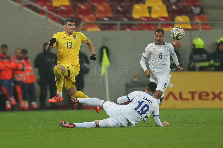 BUCURESTI - FOTBAL - LIGA NATIUNILOR - ROMANIA - CIPRU - 18 NOI 2024