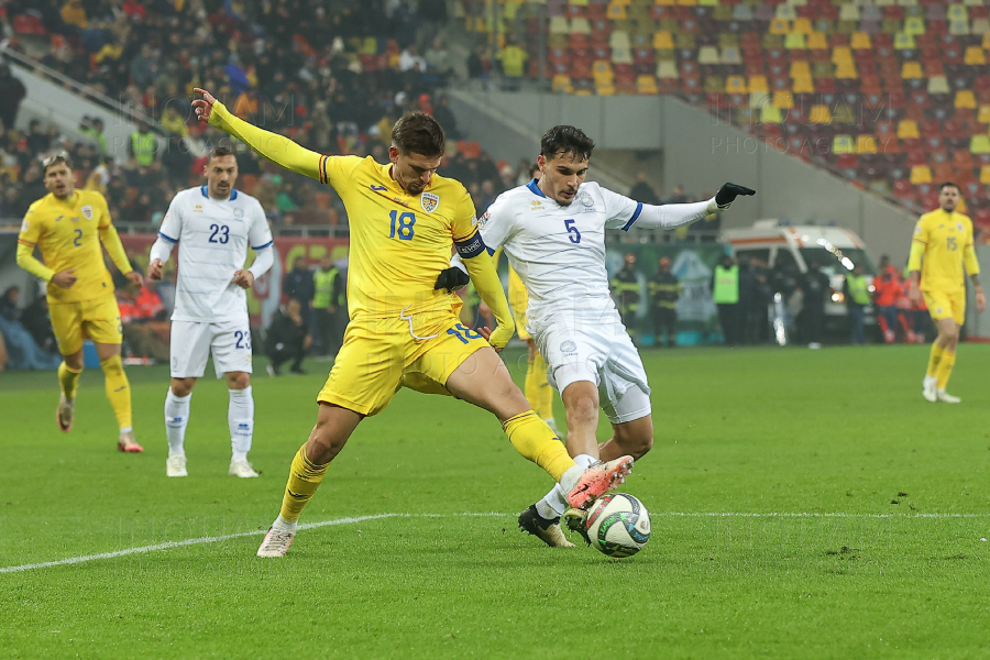 BUCURESTI - FOTBAL - LIGA NATIUNILOR - ROMANIA - CIPRU - 18 NOI 2024