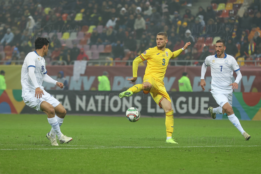 BUCURESTI - FOTBAL - LIGA NATIUNILOR - ROMANIA - CIPRU - 18 NOI 2024