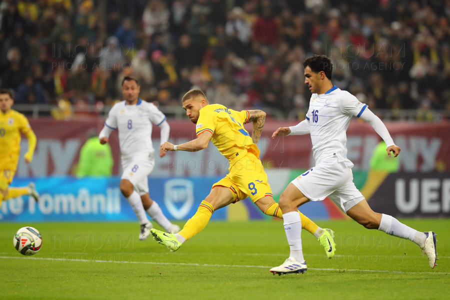 BUCURESTI - FOTBAL - LIGA NATIUNILOR - ROMANIA - CIPRU - 18 NOI 2024