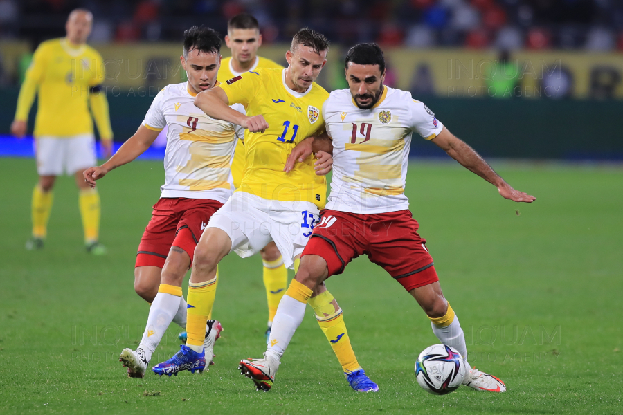 BUCURESTI - FOTBAL - PRELIMINARII CAMPIONAT MONDIAL - ROMANIA - ARMENIA - 11 OCT 2021