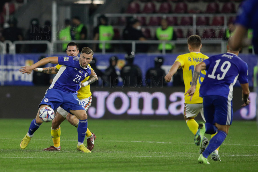 BUCURESTI - FOTBAL - ROMANIA - BOSNIA HERTEGOVINA - LIGA NATIUNILOR - 26 SEP 2022