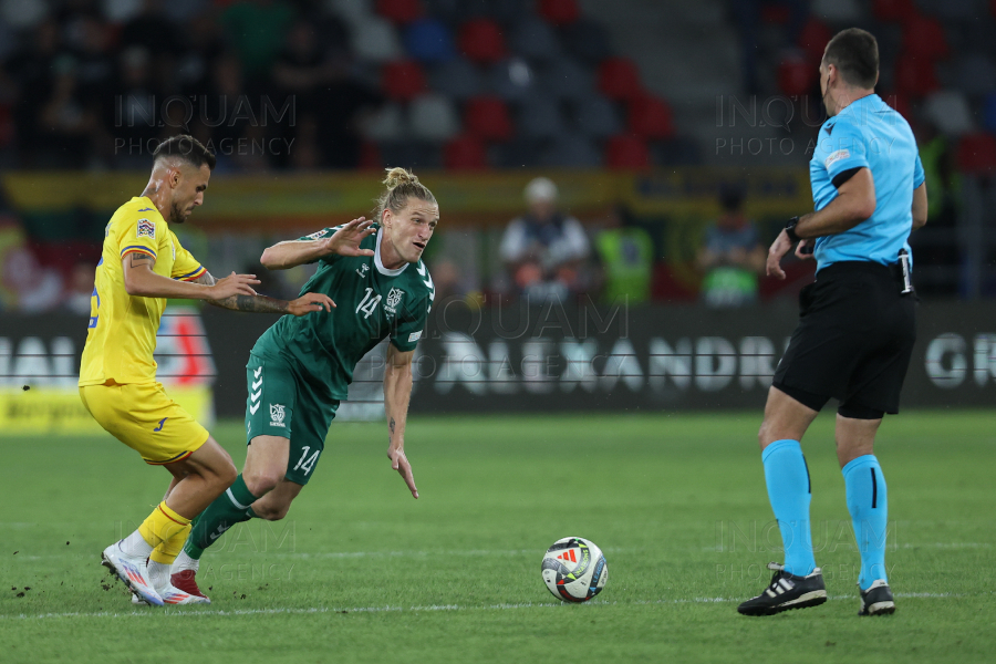 BUCURESTI - FOTBAL - ROMANIA - LITUANIA - GRUPE UEFA NATIONS LEAGUE - 9 SEP 2024