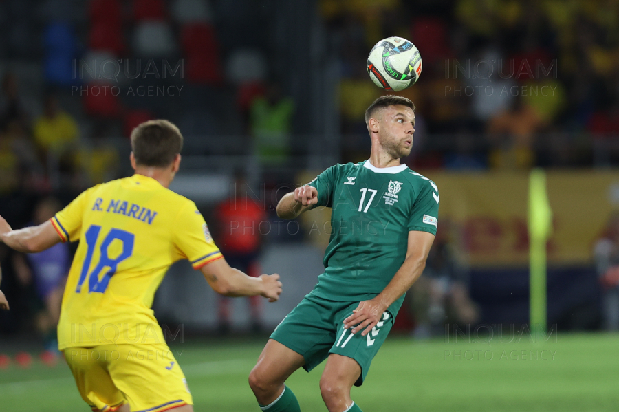 BUCURESTI - FOTBAL - ROMANIA - LITUANIA - GRUPE UEFA NATIONS LEAGUE - 9 SEP 2024