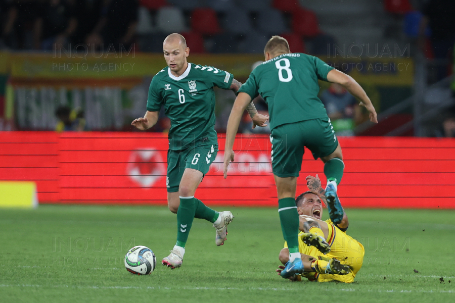 BUCURESTI - FOTBAL - ROMANIA - LITUANIA - GRUPE UEFA NATIONS LEAGUE - 9 SEP 2024