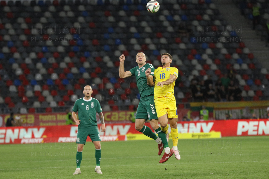 BUCURESTI - FOTBAL - ROMANIA - LITUANIA - GRUPE UEFA NATIONS LEAGUE - 9 SEP 2024