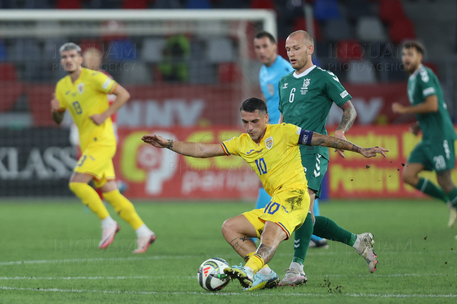 BUCURESTI - FOTBAL - ROMANIA - LITUANIA - GRUPE UEFA NATIONS LEAGUE - 9 SEP 2024