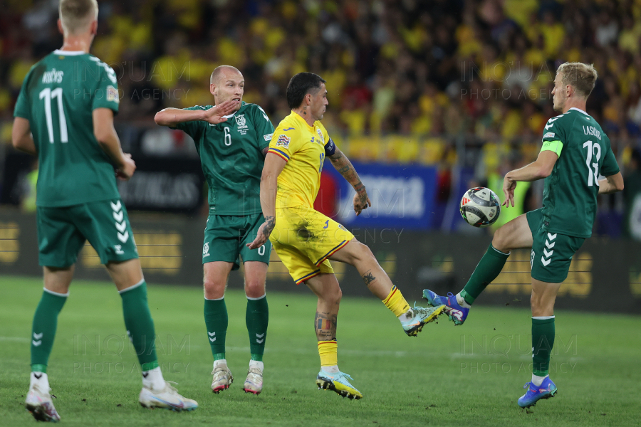 BUCURESTI - FOTBAL - ROMANIA - LITUANIA - GRUPE UEFA NATIONS LEAGUE - 9 SEP 2024