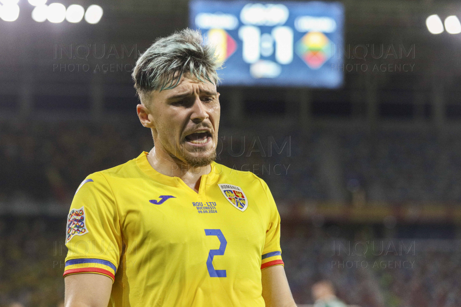 BUCURESTI - FOTBAL - ROMANIA - LITUANIA - GRUPE UEFA NATIONS LEAGUE - 9 SEP 2024