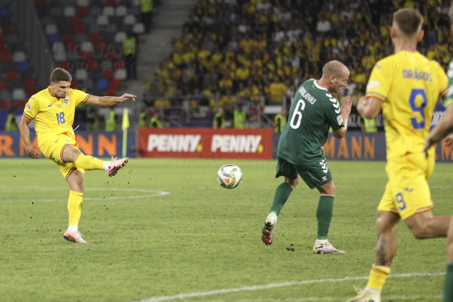 BUCURESTI - FOTBAL - ROMANIA - LITUANIA - GRUPE UEFA NATIONS LEAGUE - 9 SEP 2024