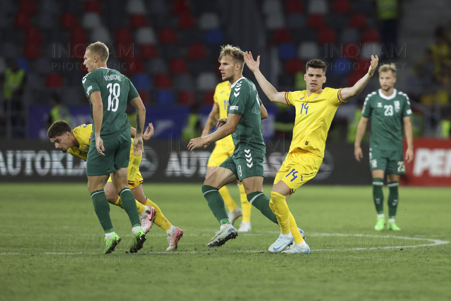 BUCURESTI - FOTBAL - ROMANIA - LITUANIA - GRUPE UEFA NATIONS LEAGUE - 9 SEP 2024