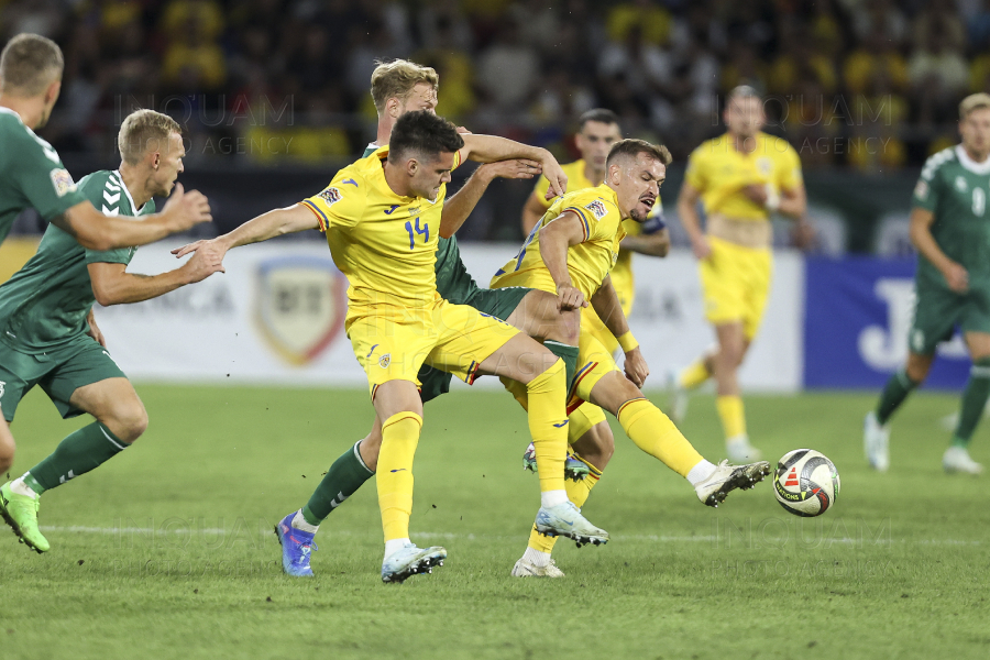 BUCURESTI - FOTBAL - ROMANIA - LITUANIA - GRUPE UEFA NATIONS LEAGUE - 9 SEP 2024