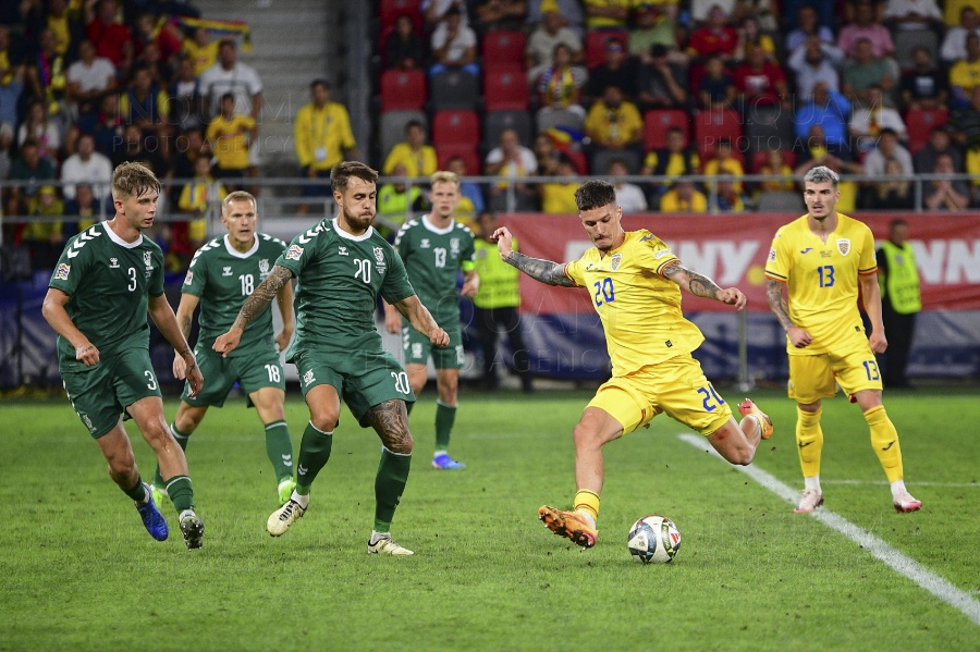 BUCURESTI - FOTBAL - ROMANIA - LITUANIA - GRUPE UEFA NATIONS LEAGUE - 9 SEP 2024