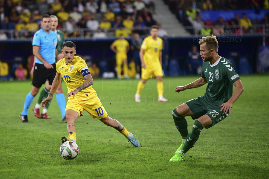 BUCURESTI - FOTBAL - ROMANIA - LITUANIA - GRUPE UEFA NATIONS LEAGUE - 9 SEP 2024