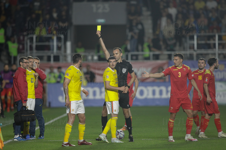 BUCURESTI - FOTBAL - UEFA NATIONS LEAGUE - ROMANIA - MUNTENEGRU - 14 IUN 2022