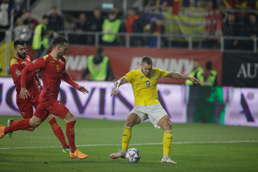 BUCURESTI - FOTBAL - UEFA NATIONS LEAGUE - ROMANIA - MUNTENEGRU - 14 IUN 2022