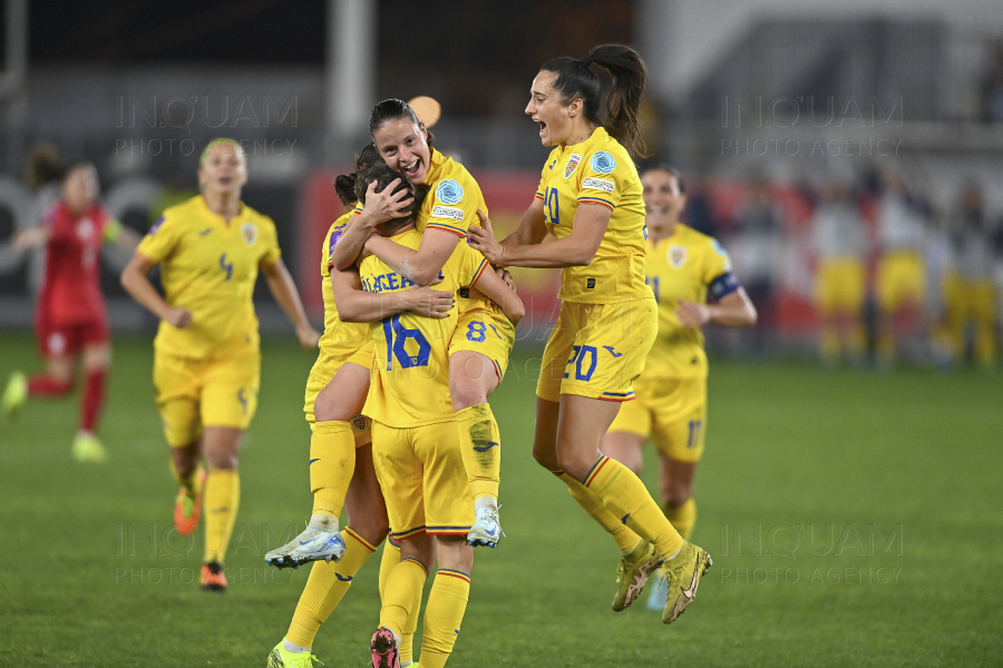 BUCURESTI - FOTBAL FEMININ - EUROPEAN WOMENS CHAMPIONSHIP - ROMANIA - POLONIA - 25 OCT 2024