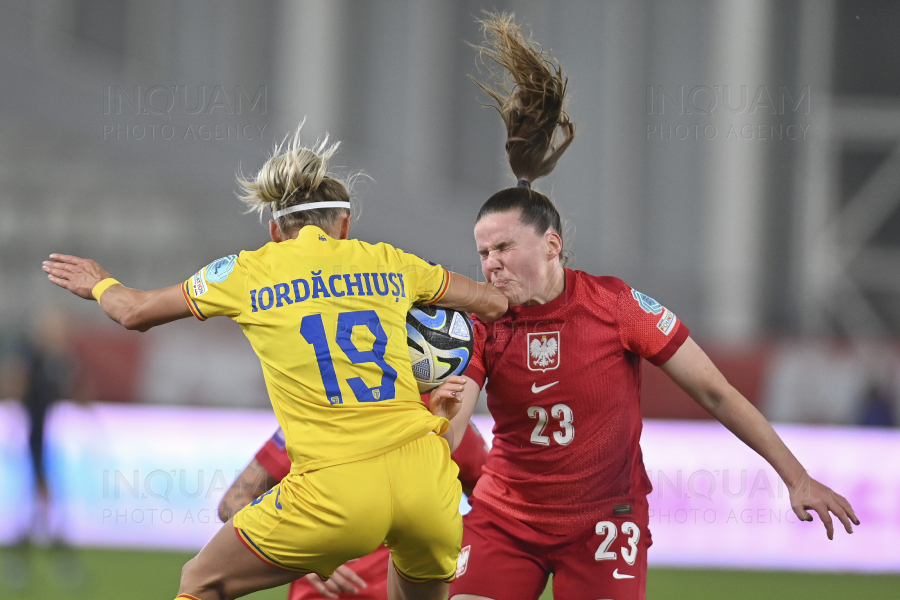 BUCURESTI - FOTBAL FEMININ - EUROPEAN WOMENS CHAMPIONSHIP - ROMANIA - POLONIA - 25 OCT 2024