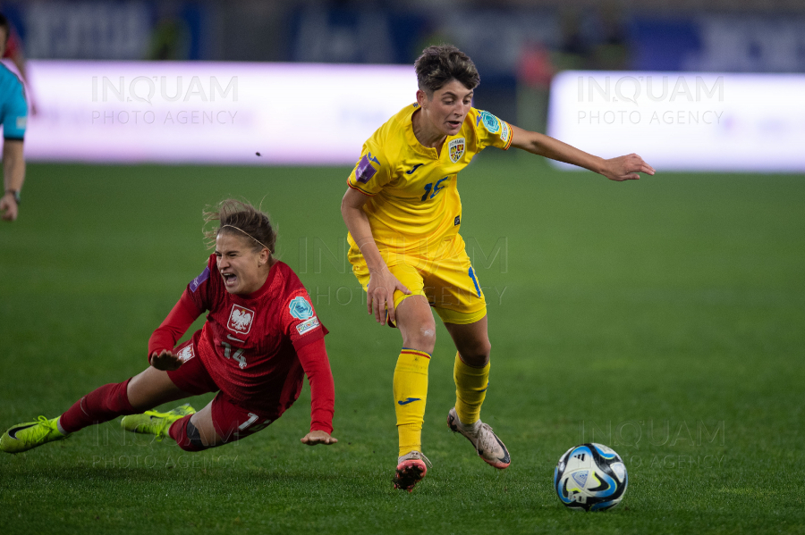 BUCURESTI - FOTBAL FEMININ - EUROPEAN WOMENS CHAMPIONSHIP - ROMANIA - POLONIA - 25 OCT 2024