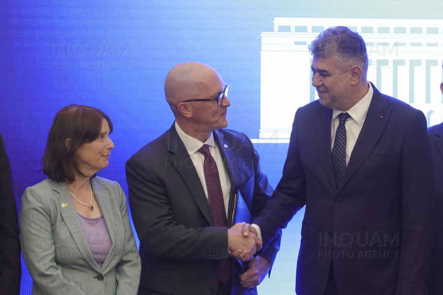 BUCURESTI - GUVERN - SEMNARE - ROMANIA - SUA - FMF  - 25 SEP 2024