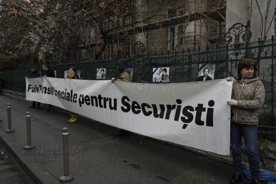 BUCURESTI - ICCJ - PROTEST - PENSII SPECIALE - 28 MAR 2023