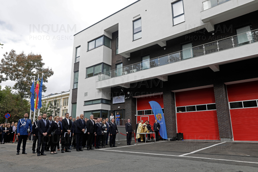 BUCURESTI - INAUGURARE SEDIU DETASAMENT POMPIERI OBOR - 12 SEP 2024