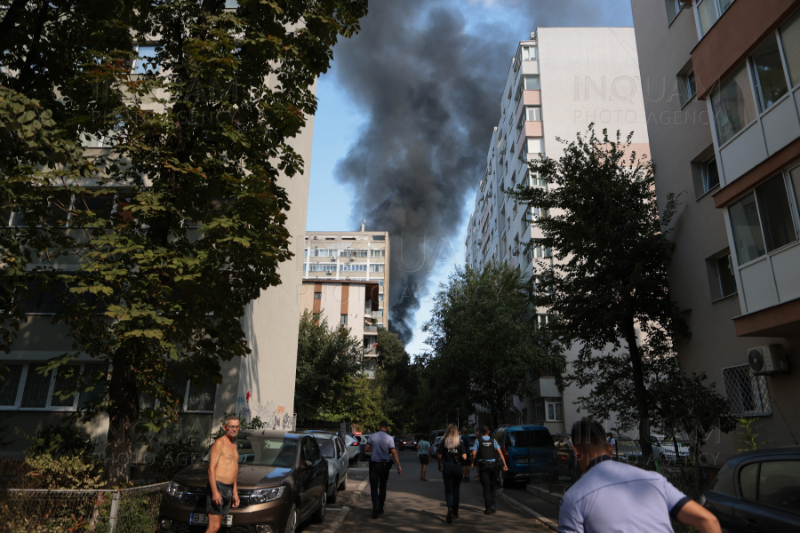 BUCURESTI - INCENDIU - BASARABIA - 25 AUG 2024