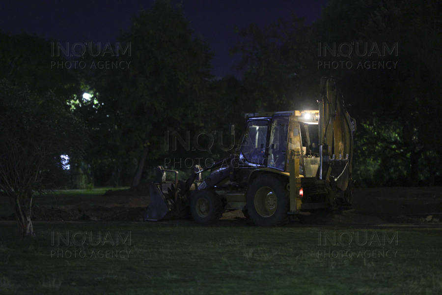 BUCURESTI - INCIDENTE - PIATA UNIRII - SANTIER PLANSEU DAMBOVITA - 14 OCT 2024