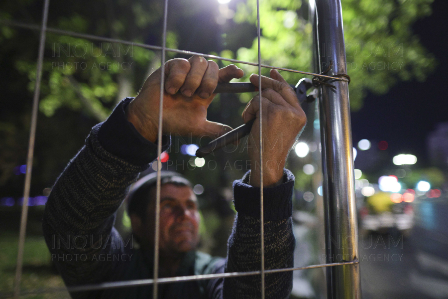 BUCURESTI - INCIDENTE - PIATA UNIRII - SANTIER PLANSEU DAMBOVITA - 14 OCT 2024