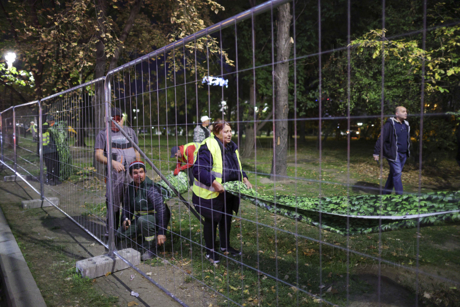 BUCURESTI - INCIDENTE - PIATA UNIRII - SANTIER PLANSEU DAMBOVITA - 14 OCT 2024