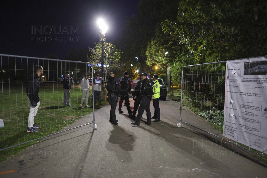 BUCURESTI - INCIDENTE - PIATA UNIRII - SANTIER PLANSEU DAMBOVITA - 14 OCT 2024