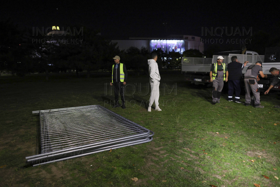 BUCURESTI - INCIDENTE - PIATA UNIRII - SANTIER PLANSEU DAMBOVITA - 14 OCT 2024