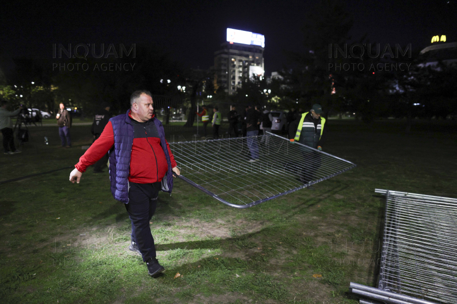 BUCURESTI - INCIDENTE - PIATA UNIRII - SANTIER PLANSEU DAMBOVITA - 14 OCT 2024