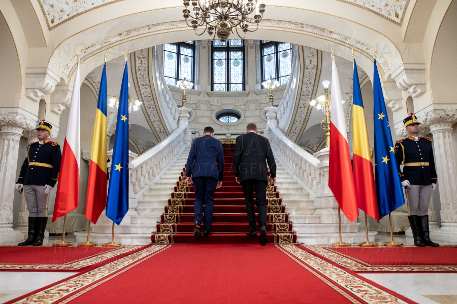 BUCURESTI - KLAUS IOHANNIS - MATEUSZ MORAWIECKI - PALATUL COTROCENI