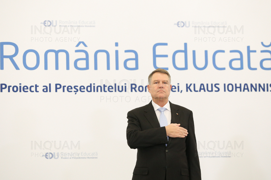 BUCURESTI - KLAUS IOHANNIS - ROMANIA EDUCATA