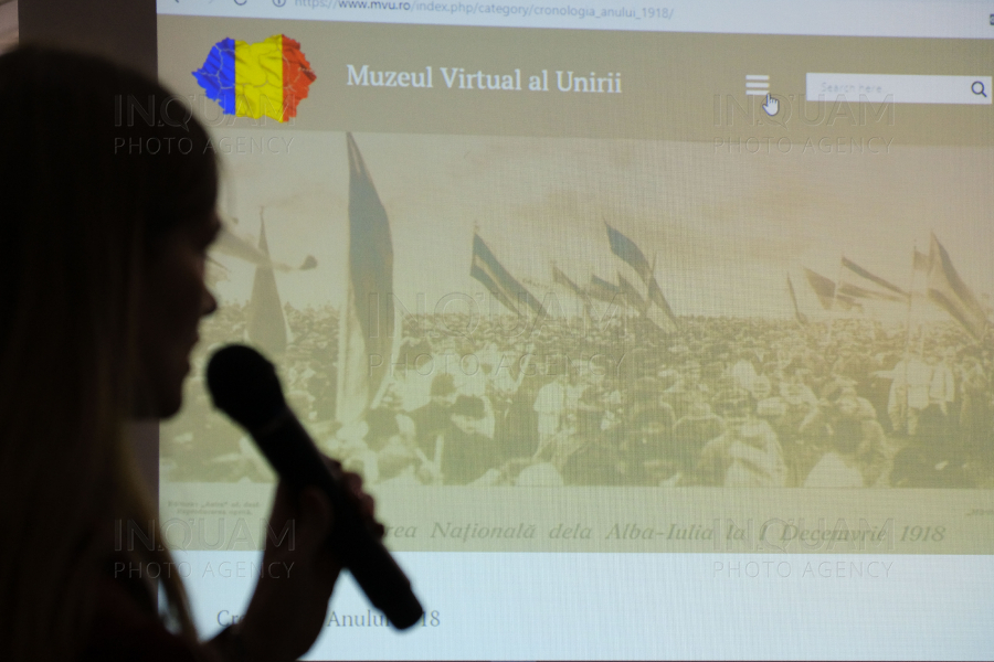 BUCURESTI - LANSARE - MUZEUL VIRTUAL AL UNIRII