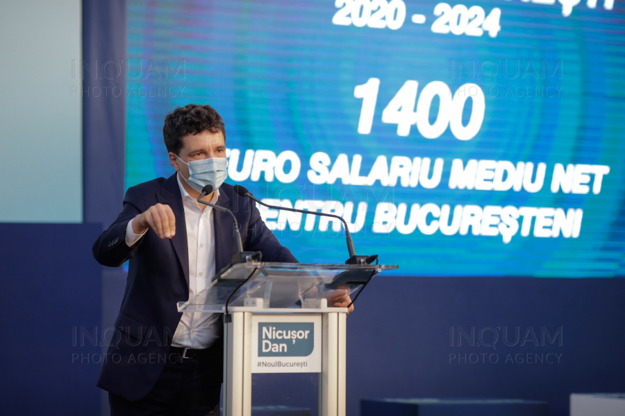 BUCURESTI - LOCALE 2020 - NICUSOR DAN - 21 SEPTEMBRIE 2020