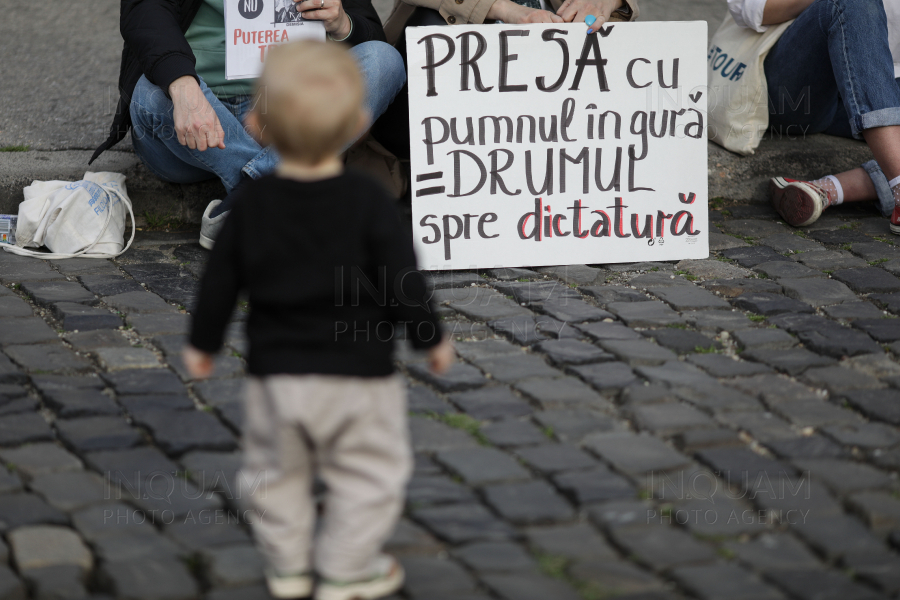 BUCURESTI - MAI - PROTEST - 9 APR 2022