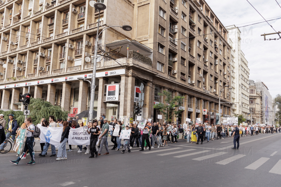 BUCURESTI - MARSUL PENTRU DREPTURILE ANIMALELOR - 21 SEP 2024