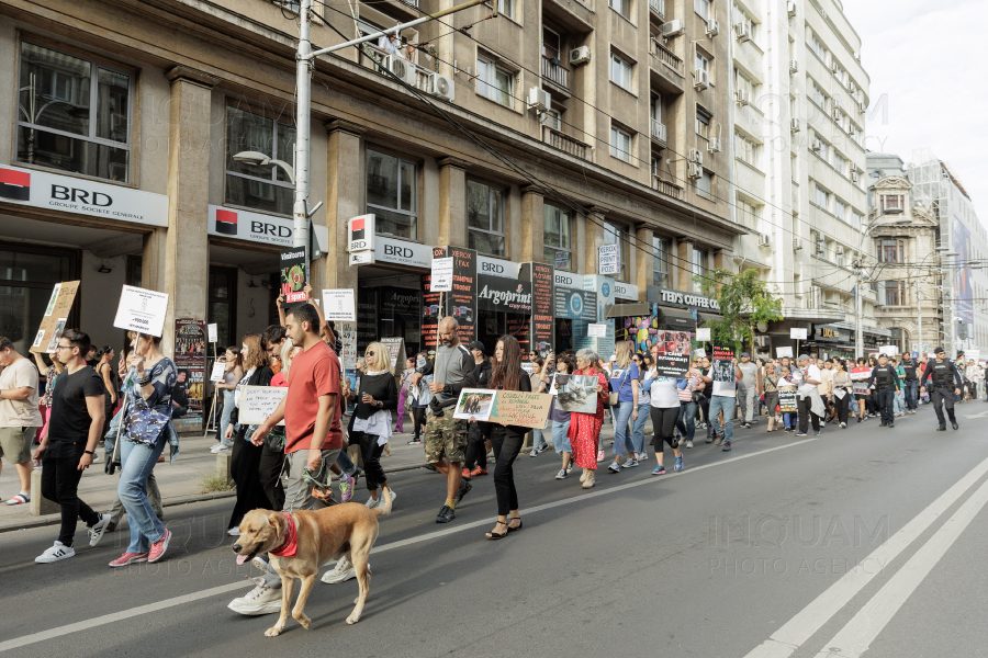 BUCURESTI - MARSUL PENTRU DREPTURILE ANIMALELOR - 21 SEP 2024