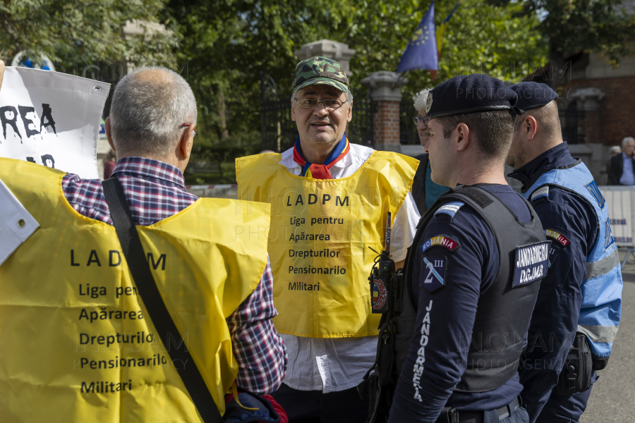 BUCURESTI - MILITARI REZERVISTI - PROTEST - 17 SEP 2024