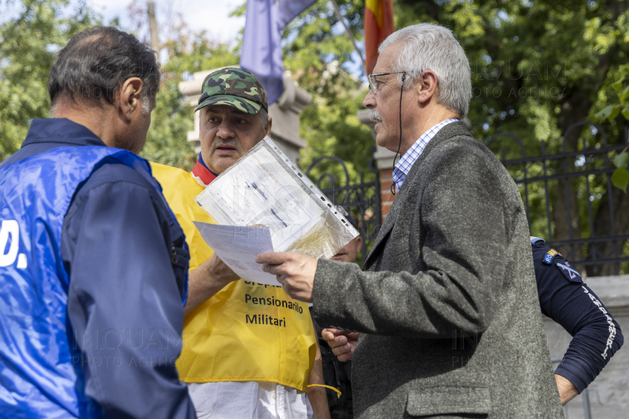 BUCURESTI - MILITARI REZERVISTI - PROTEST - 17 SEP 2024