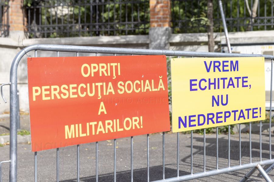 BUCURESTI - MILITARI REZERVISTI - PROTEST - 17 SEP 2024