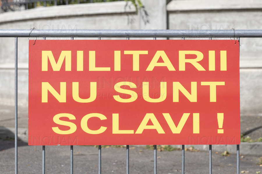 BUCURESTI - MILITARI REZERVISTI - PROTEST - 17 SEP 2024