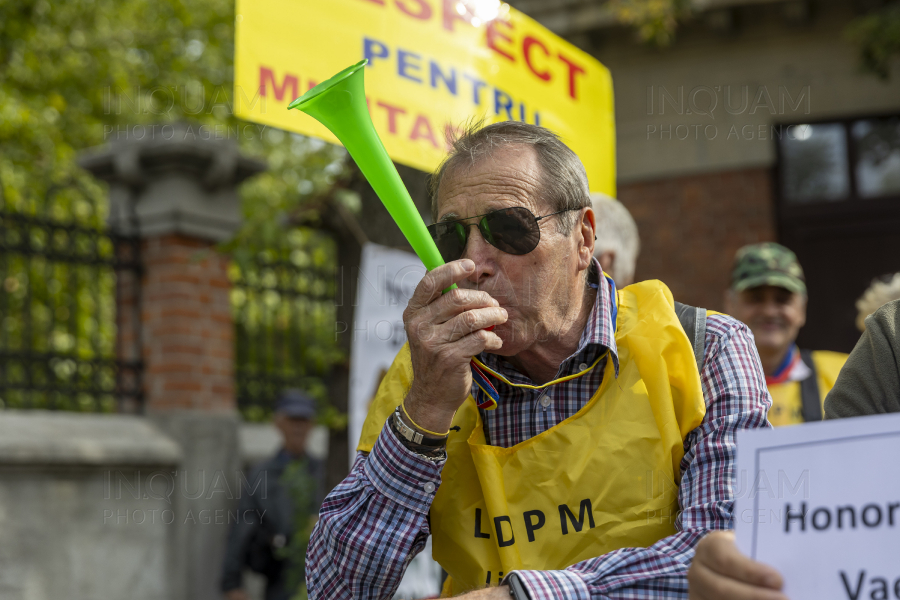 BUCURESTI - MILITARI REZERVISTI - PROTEST - 17 SEP 2024