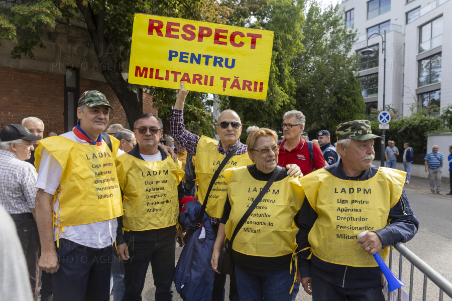 BUCURESTI - MILITARI REZERVISTI - PROTEST - 17 SEP 2024