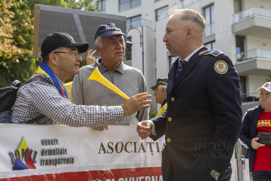 BUCURESTI - MILITARI REZERVISTI - PROTEST - 17 SEP 2024