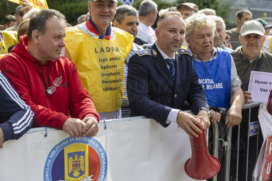 BUCURESTI - MILITARI REZERVISTI - PROTEST - 17 SEP 2024